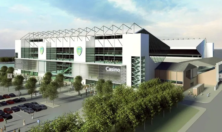 Bản thiết kế tương lai cho dự án mở rộng sân Elland Road, nhằm nâng cao sức chứa và tiện ích