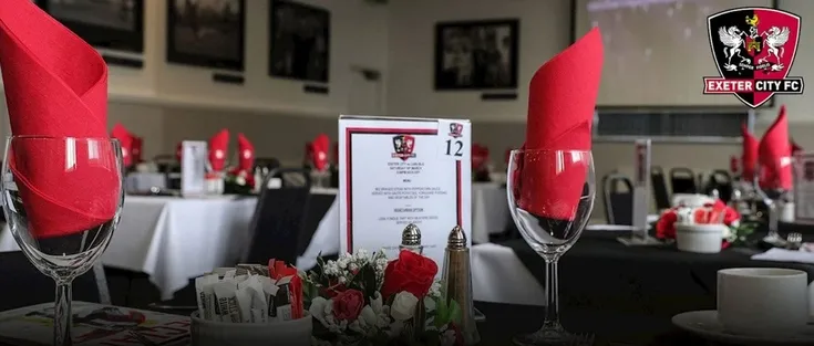 Khu vực dịch vụ khách sạn (Hospitality) sang trọng tại sân vận động St. James Park Exeter