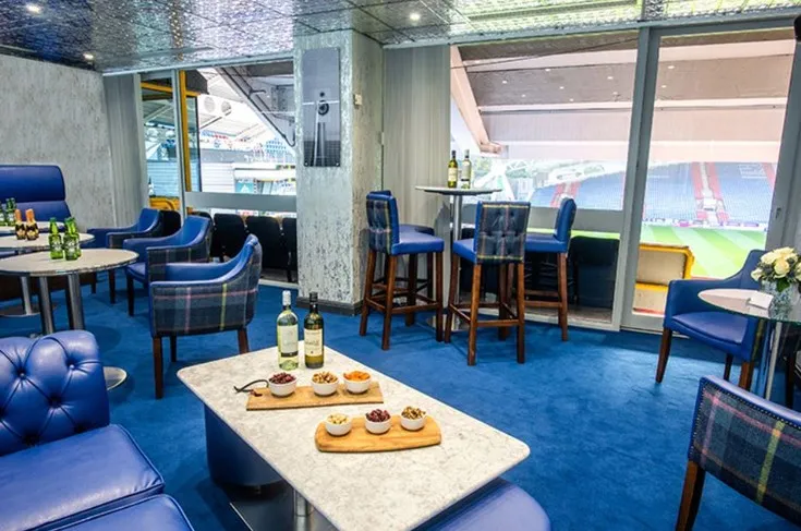 Khu vực hospitality tại sân John Smith's Stadium