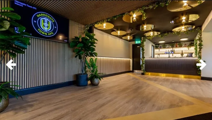 Khu vực tiếp đón khách VIP tại sân Wetherby Road