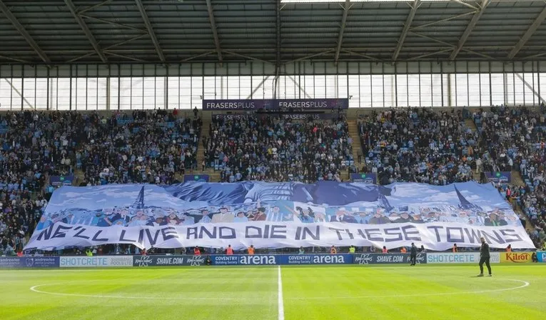 Logo và tên gọi của Câu lạc bộ Coventry City FC, biểu tượng của đội bóng với lịch sử lâu đời.