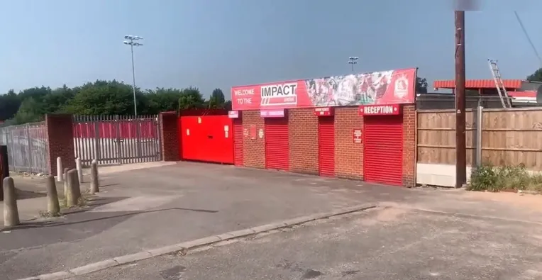 Lối vào chính sân vận động North Street Impact Arena