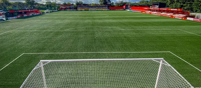 Sơ đồ tổng quan các khu vực khán đài và chỗ ngồi tại sân vận động Vauxhall Road của Hemel Hempstead Town FC.