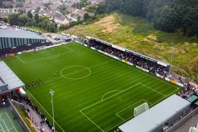 Toàn cảnh sân vận động Flamingo Land Stadium, sân nhà của CLB Scarborough Athletic