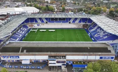 Tổng quan sân vận động St. Andrew's, sân nhà lịch sử của Birmingham City FC, nhìn từ trên cao