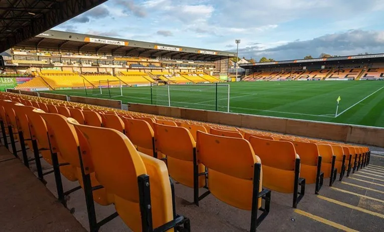 Vale Park View of the Pitch