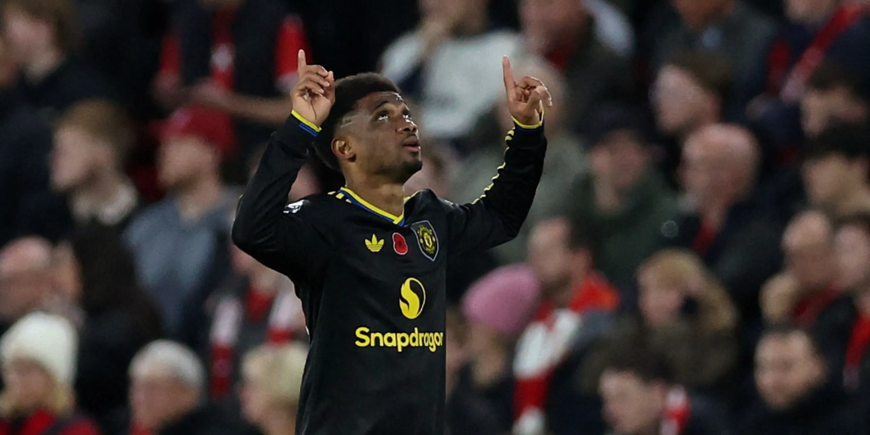 Amad Diallo trong màu áo Manchester United