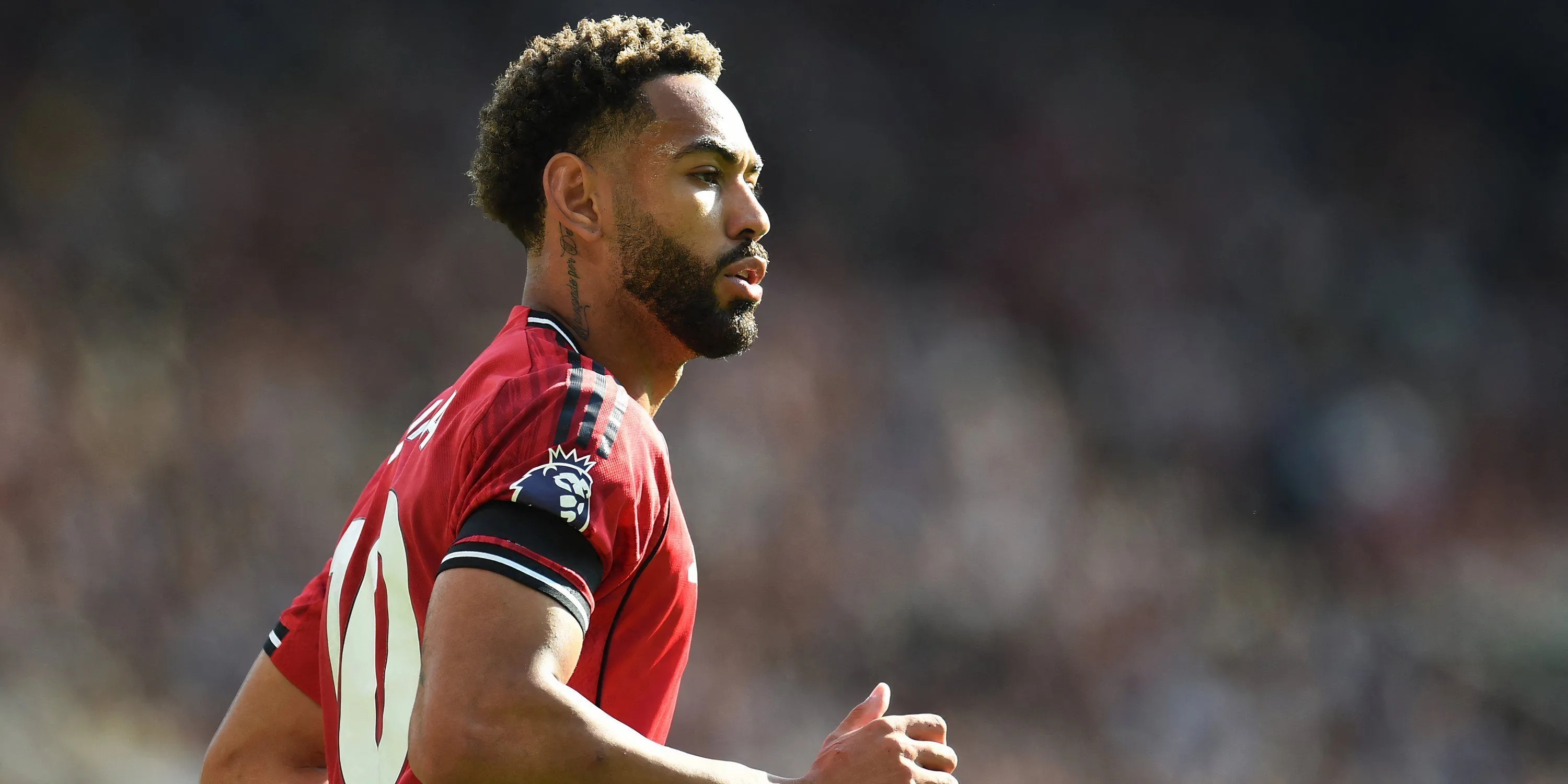 Cầu thủ Matheus Cunha trong màu áo Manchester United