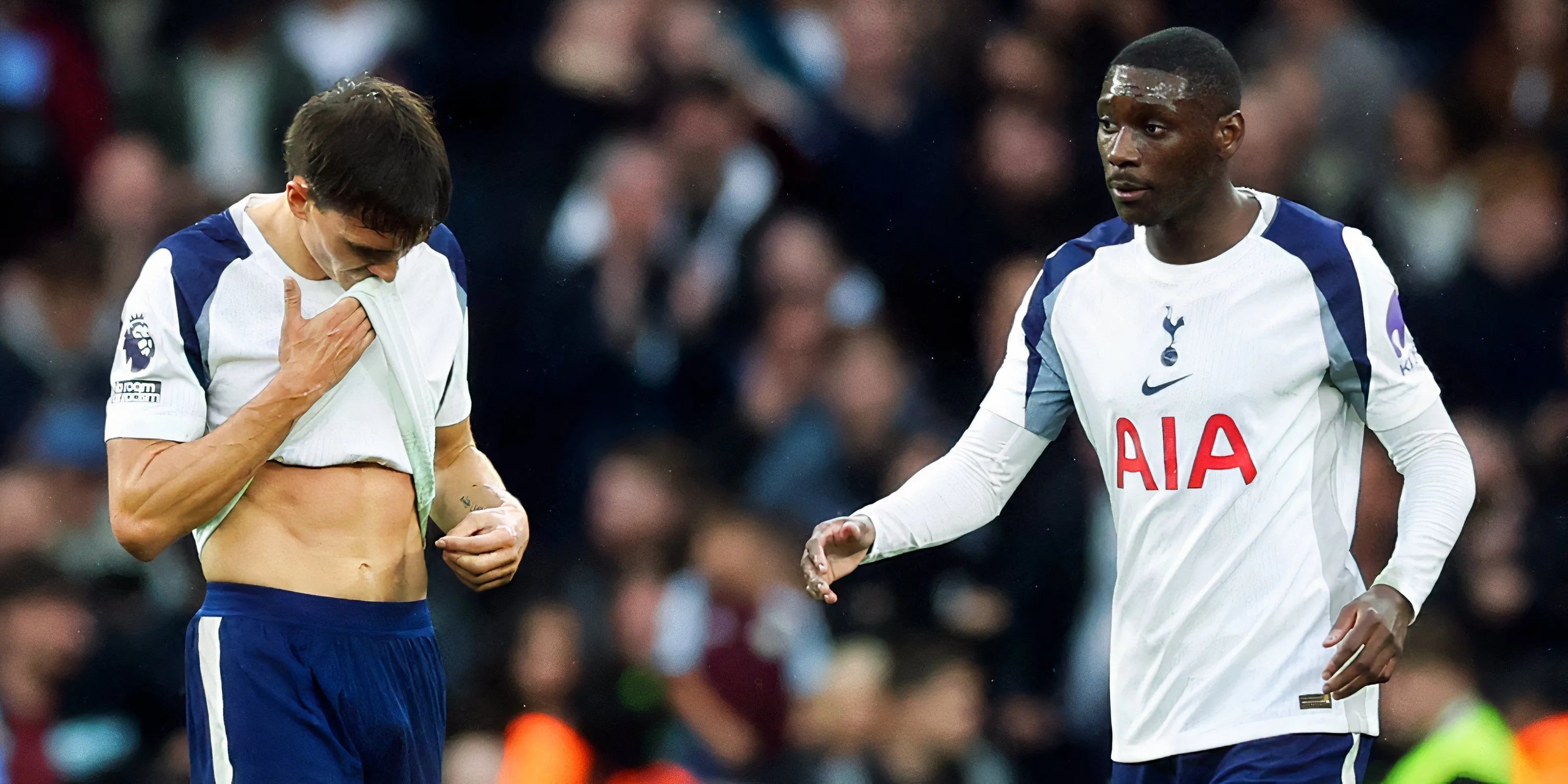 Joao Palhinha và Randal Kolo Muani tại Tottenham